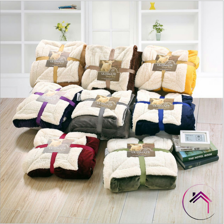 Ćebe sa krznom - Super mekano, komforno i toplo Ćebe sa krznom sa dva lica u raznim bojama.