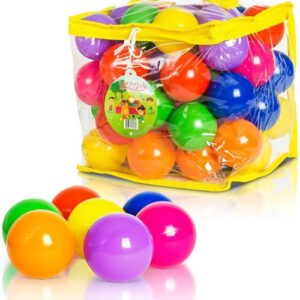 PVC loptice šarenih boja za decu. Za igru u kući, vrtiću, zabavištu, igraonici ili školici.